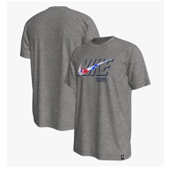 New ~ NIKE ~ TEAM USA Soccer USMNT Swoosh T-Shirt Sz S - Picture 1 of 6